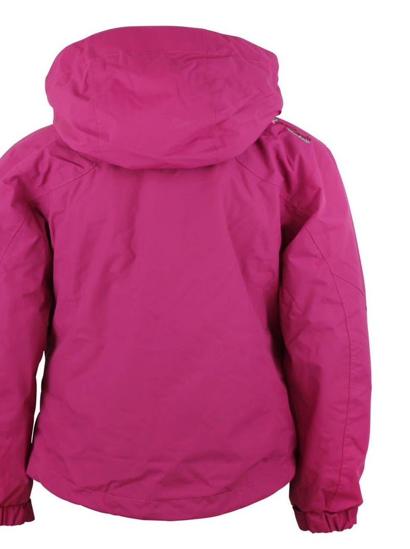 Blouson de ski fille 3 en 1 fille FACIONO - PEAK MOUNTAIN Rose fushia - Kiabi