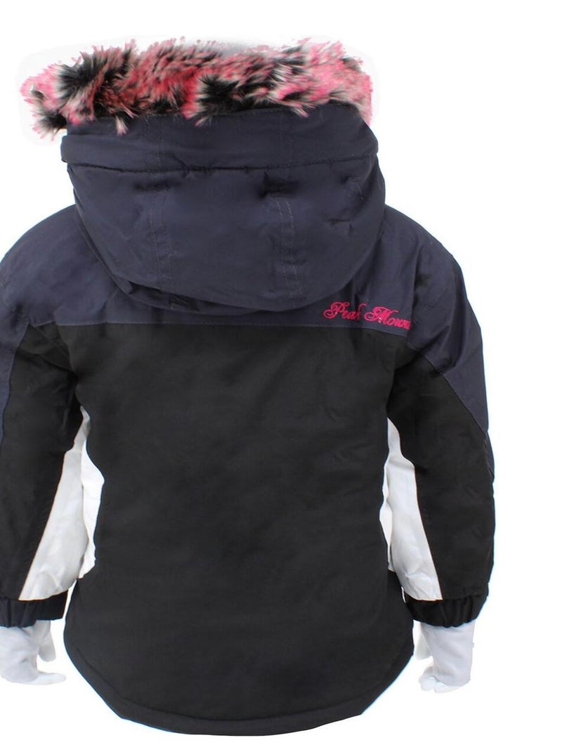 Blouson de ski fille FALAZA - PEAK MOUNTAIN Noir Noir - Kiabi