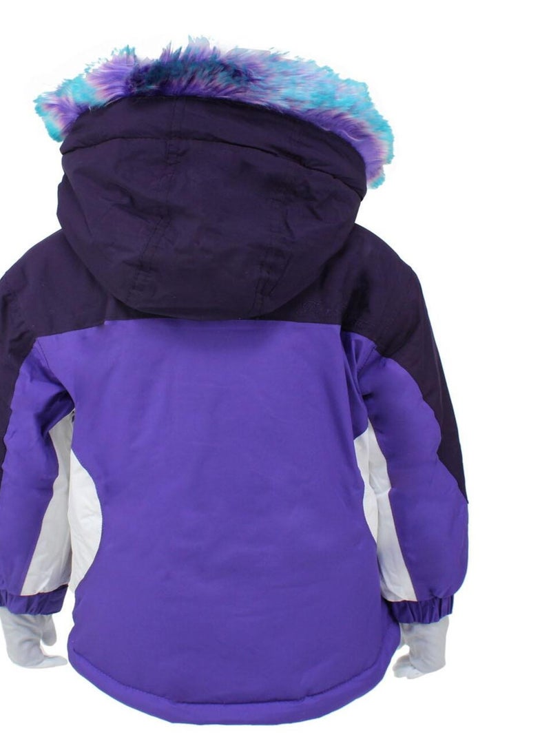 Blouson de ski fille FALAZA - PEAK MOUNTAIN Violet - Kiabi