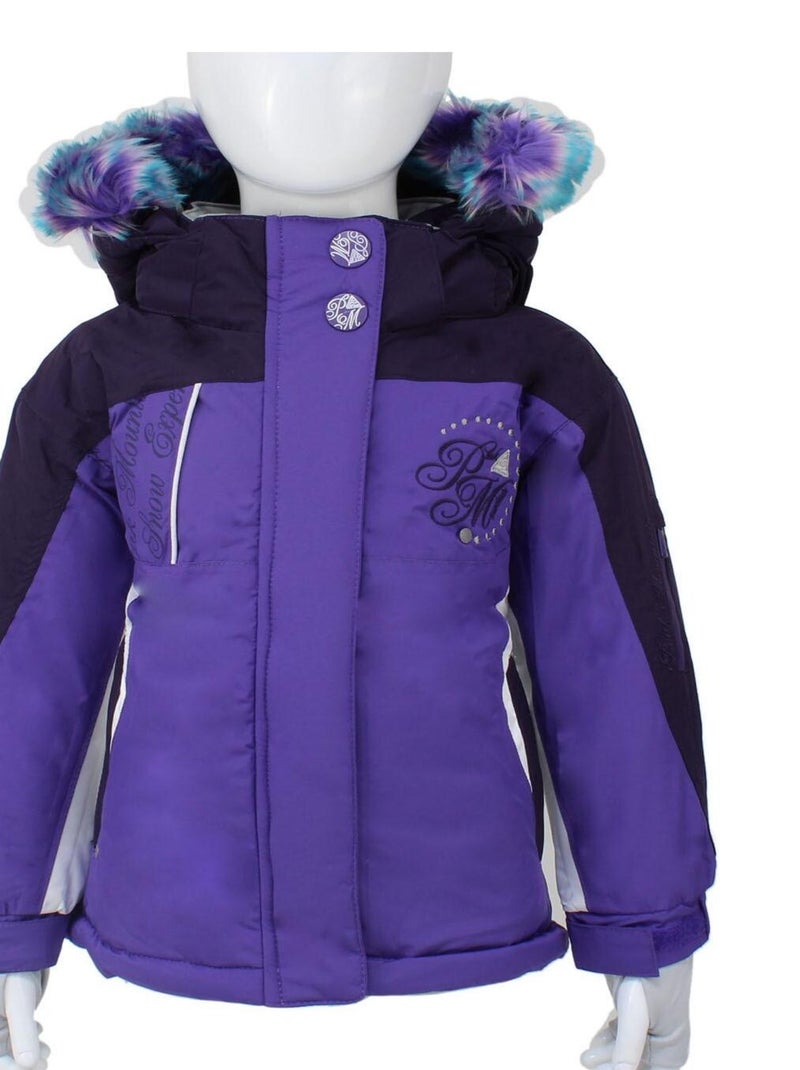 Blouson de ski fille FALAZA - PEAK MOUNTAIN Violet - Kiabi