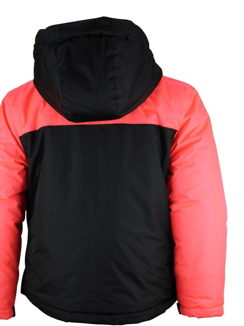 Blouson de ski fille FAMA - PEAK MOUNTAIN Orange corail - Kiabi