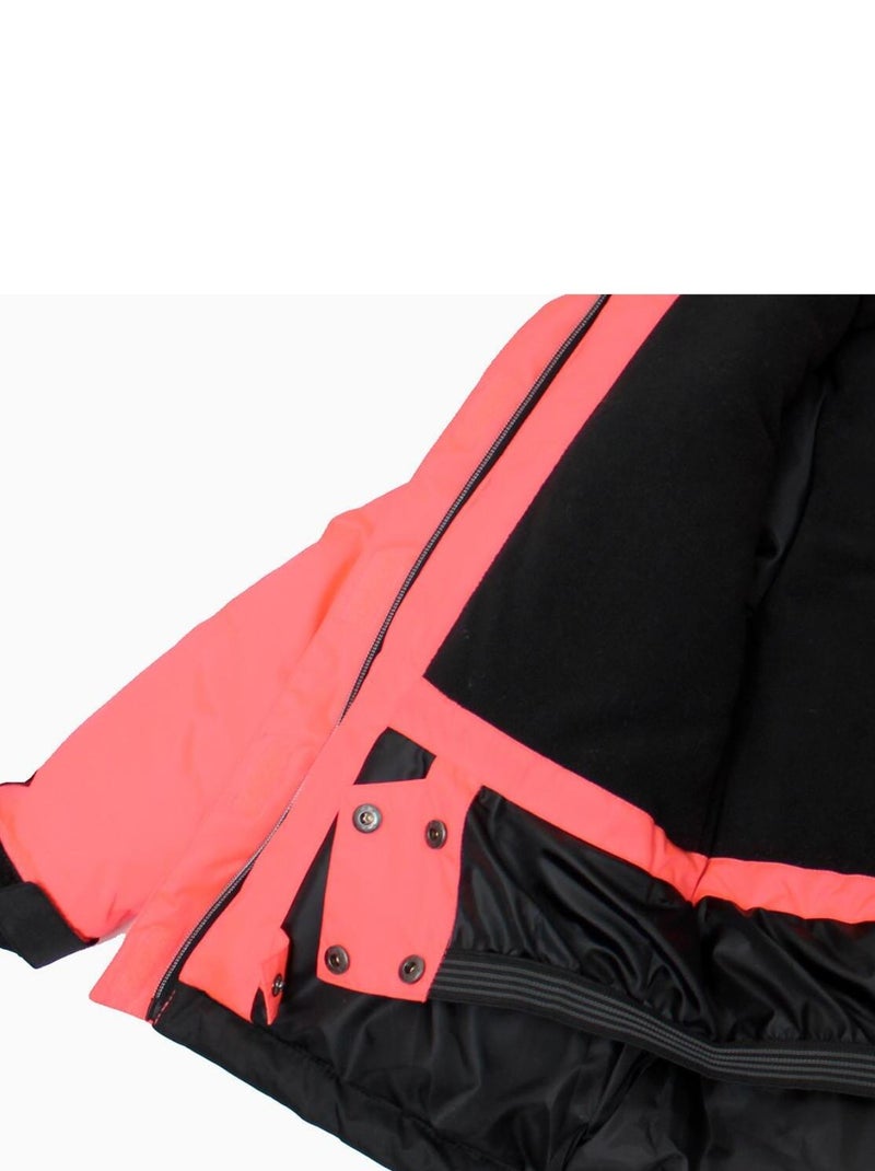 Blouson de ski fille FAMA - PEAK MOUNTAIN Orange corail - Kiabi
