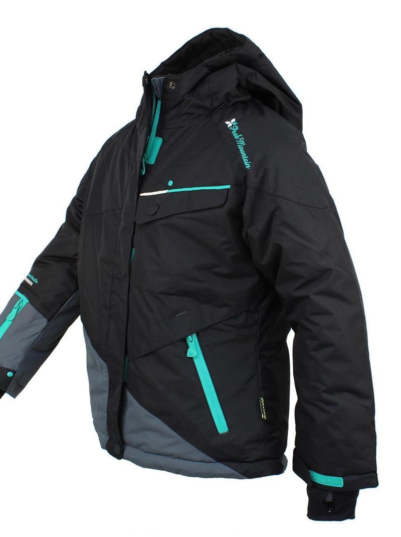 Blouson de ski fille FATENE - PEAK MOUNTAIN Noir Noir - Kiabi