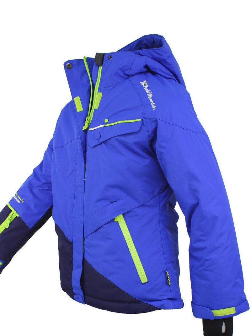 Blouson de ski fille GATENE - PEAK MOUNTAIN Bleu - Kiabi