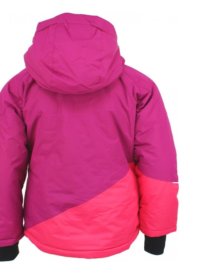 Blouson de ski fille GATENE - PEAK MOUNTAIN Rose fushia - Kiabi