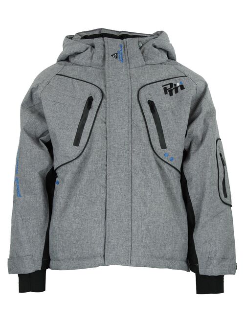 Blouson de ski garcon ECAMATE PEAK MOUNTAIN Gris Kiabi 57.00