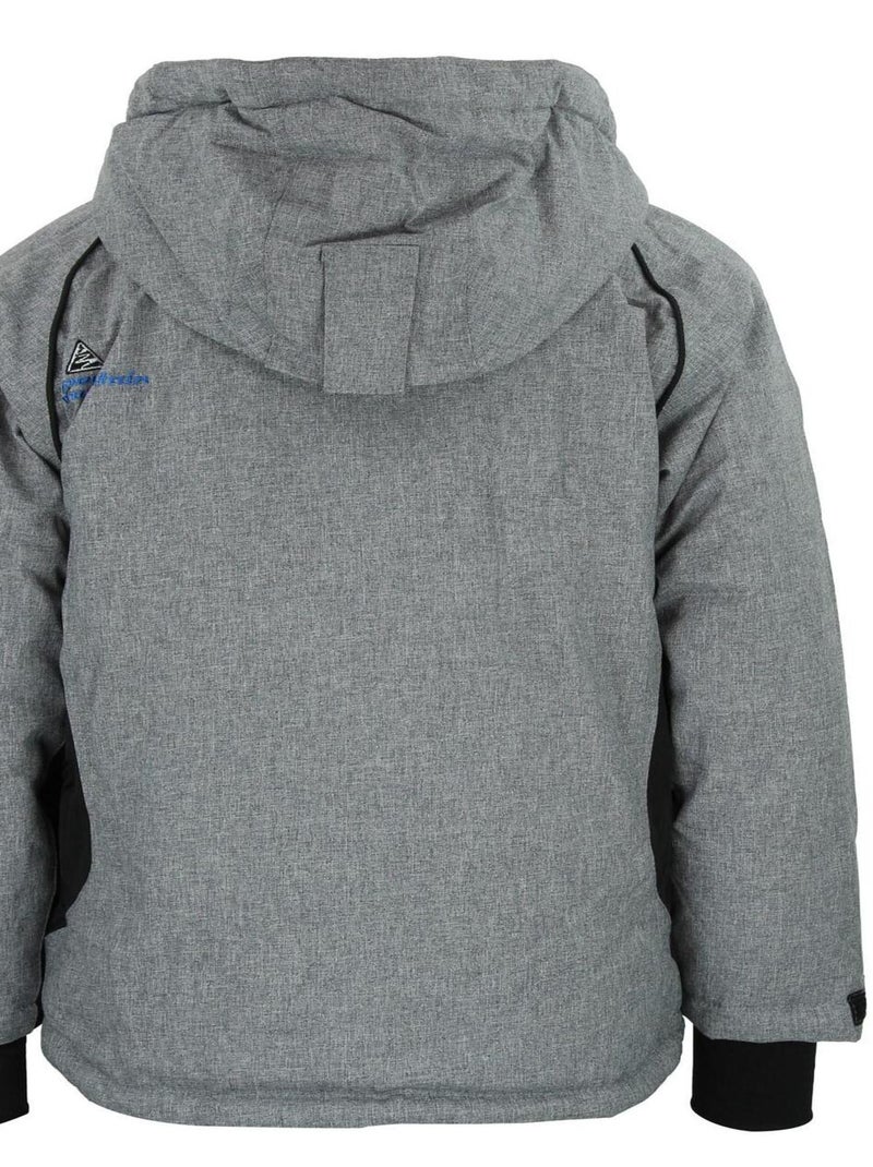 Blouson de ski garçon ECAMATE - PEAK MOUNTAIN Gris - Kiabi