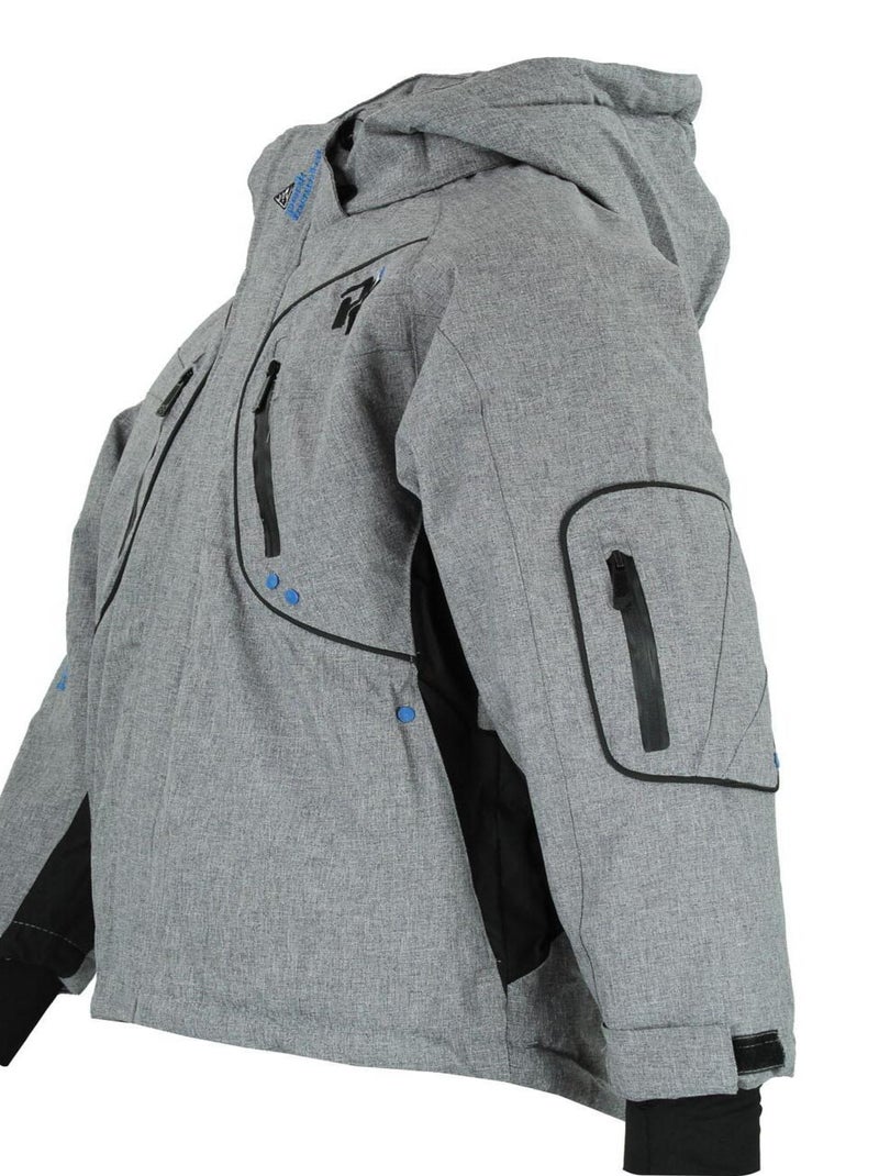 Blouson de ski garçon ECAMATE - PEAK MOUNTAIN Gris - Kiabi