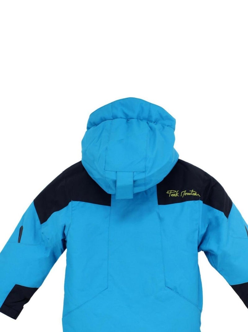 Blouson de ski garçon ECETAL - PEAK MOUNTAIN Bleu turquoise - Kiabi