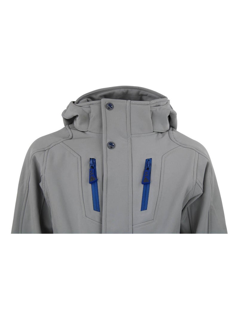 Blouson de ski garçon ECILO - PEAK MOUNTAIN Gris - Kiabi