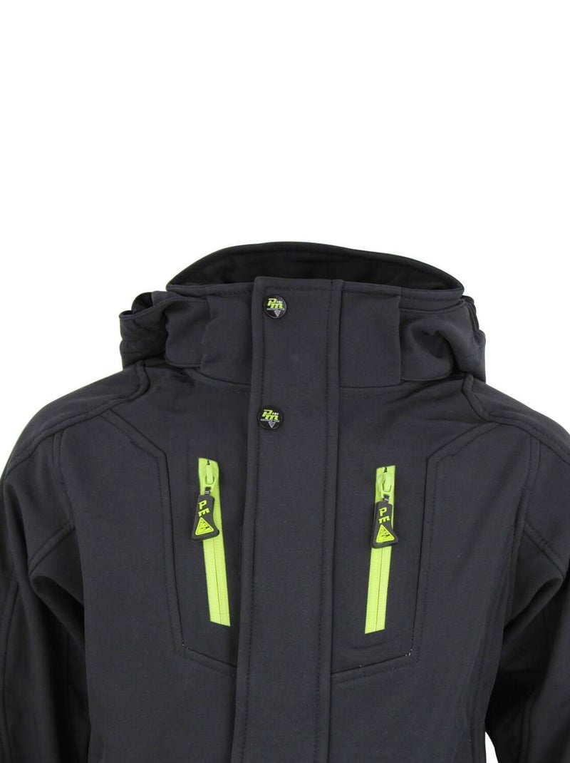 Blouson de ski garçon ECILO - PEAK MOUNTAIN Noir Noir - Kiabi