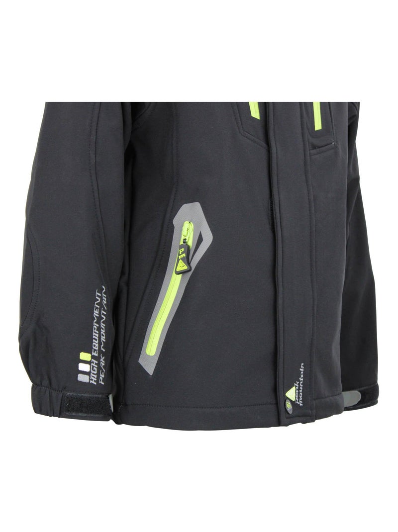 Blouson de ski garçon ECILO - PEAK MOUNTAIN Noir Noir - Kiabi