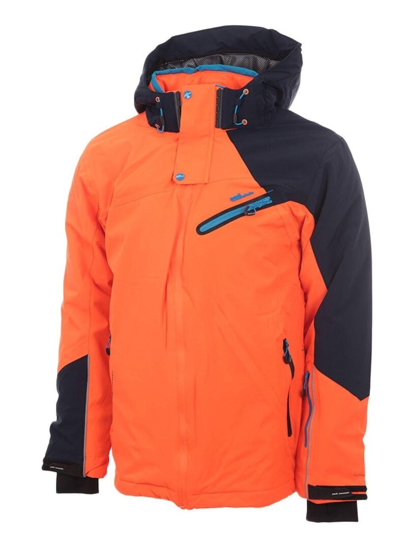 Blouson de ski homme CALIS - PEAK MOUNTAIN Orange - Kiabi