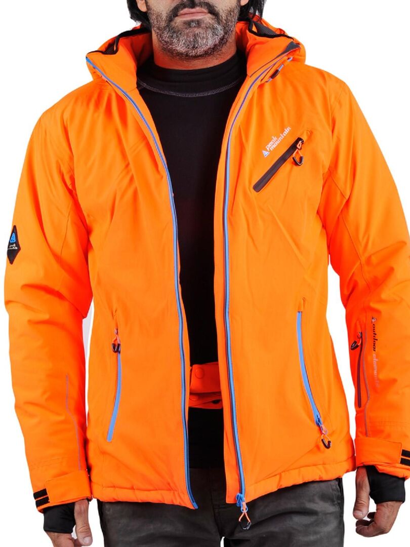 Blouson de ski homme CARTEMIS - PEAK MOUNTAIN Orange - Kiabi