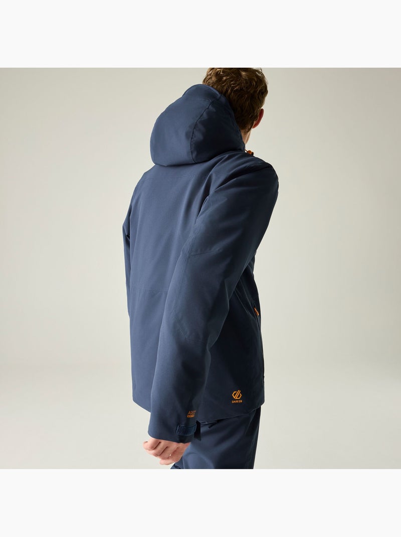 Blouson de ski imperméable et extensible motif/style détail contrasté eagle - dare 2b Bleu marine - Kiabi