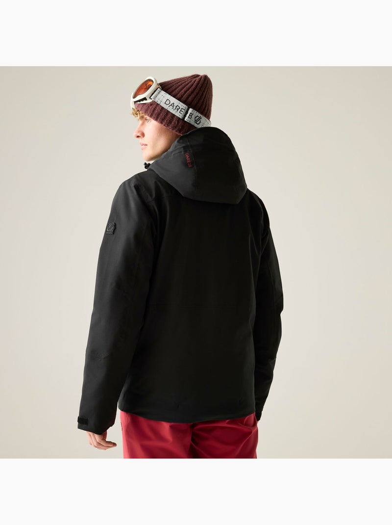 Blouson de ski imperméable et extensible motif/style détail contrasté eagle - dare 2b Noir - Kiabi