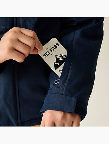 Blouson de ski imperméable et rembourré motif/style contrasté chill - dare 2b