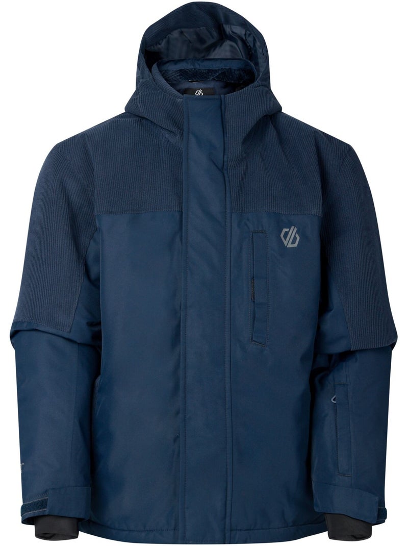 Blouson de ski imperméable et rembourré motif/style contrasté chill - dare 2b Bleu marine - Kiabi