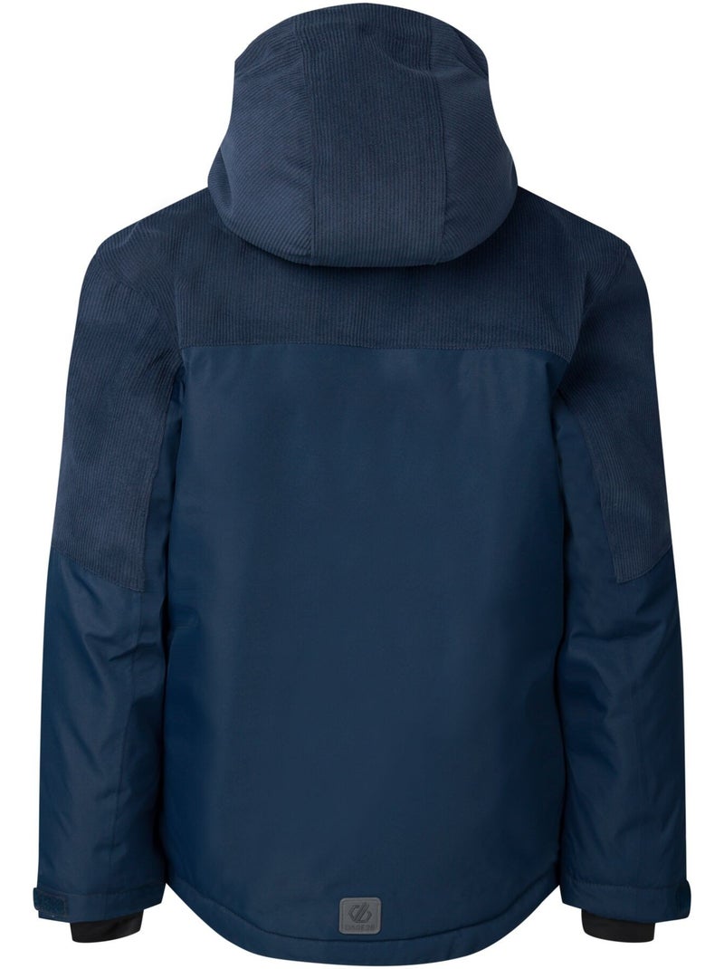 Blouson de ski imperméable et rembourré motif/style contrasté chill - dare 2b Bleu marine - Kiabi