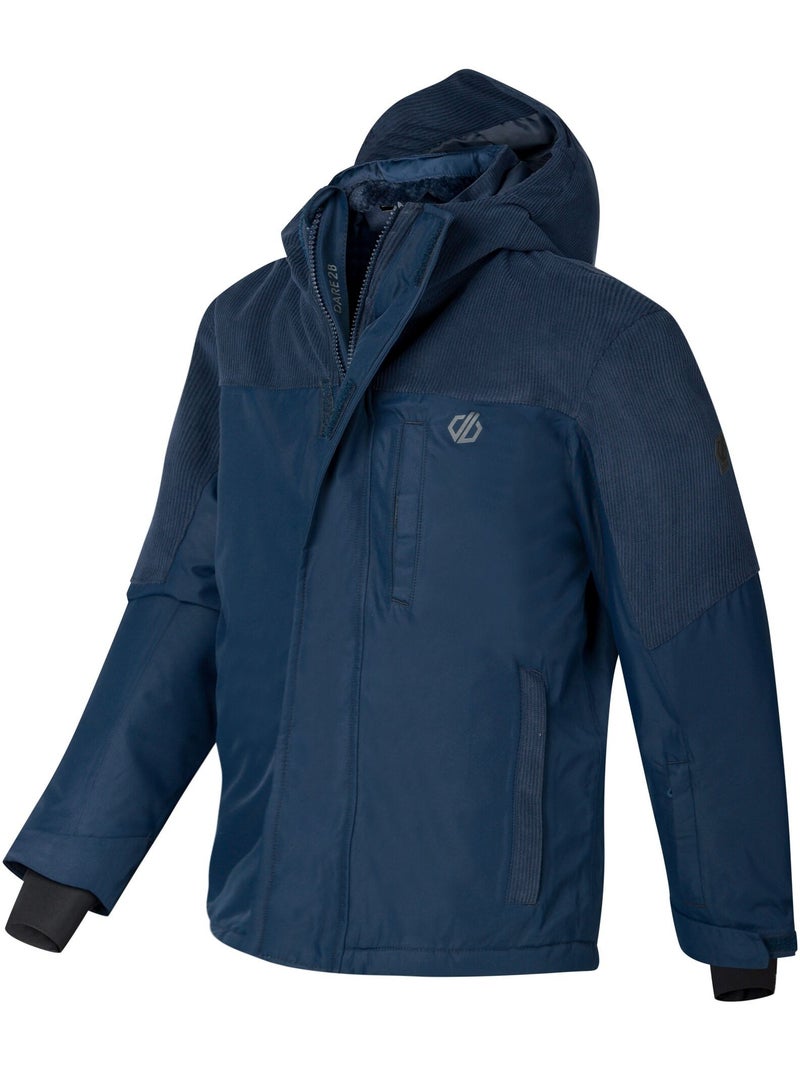 Blouson de ski imperméable et rembourré motif/style contrasté chill - dare 2b Bleu marine - Kiabi