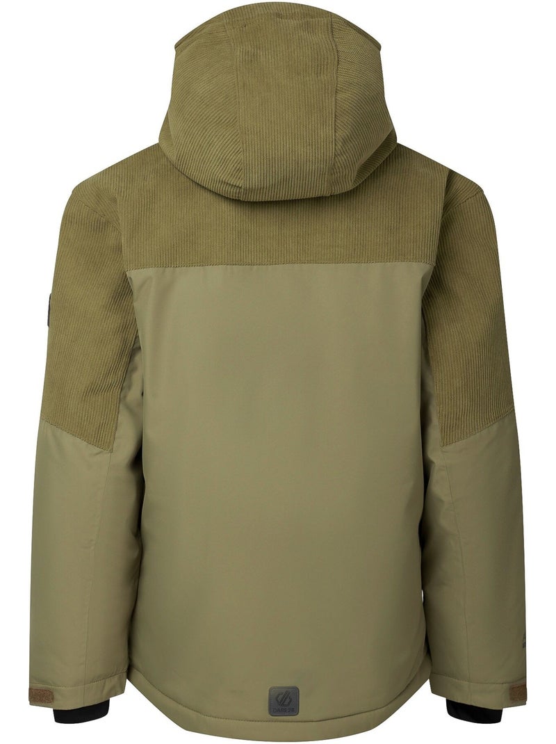 Blouson de ski imperméable et rembourré motif/style contrasté chill - dare 2b Kaki - Kiabi