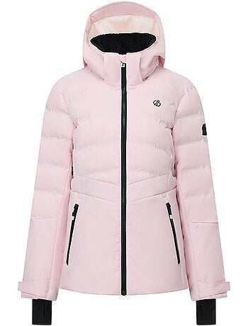 Blouson de ski matelassé et uni à capuche amovible gliding - dare 2b