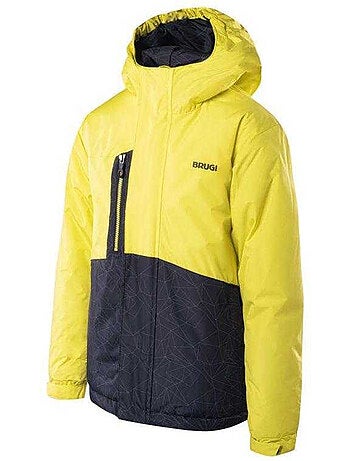 Blouson de ski motif/style blocs de couleurs - brugi