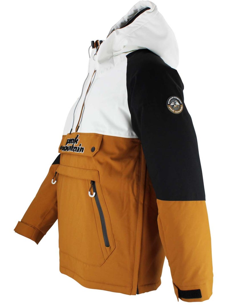 Blouson de ski passe-tête   CANVIKO - PEAK MOUNTAIN Beige - Kiabi