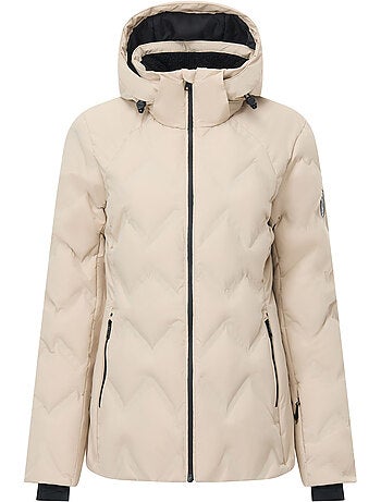 Blouson de ski rembourré à capuche amovible et doublure duveteuse enfold - dare 2b