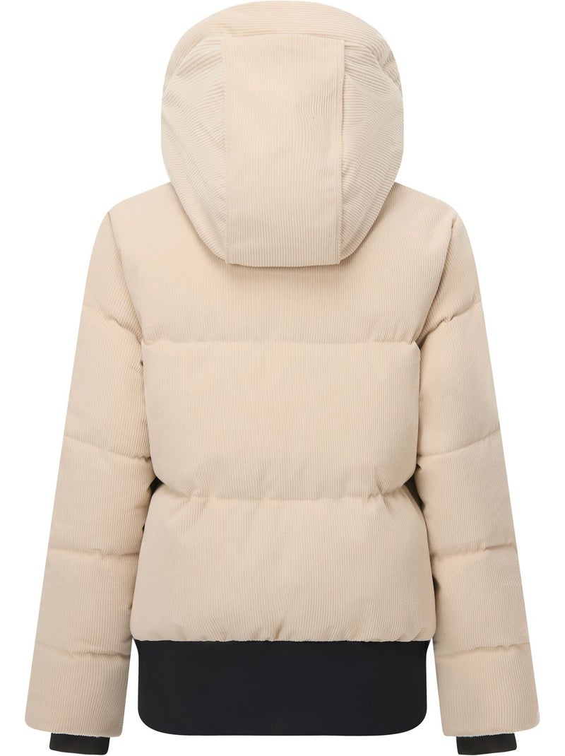 Blouson de ski rembourré et uni à capuche amovible - dare 2b Blanc nacré - Kiabi