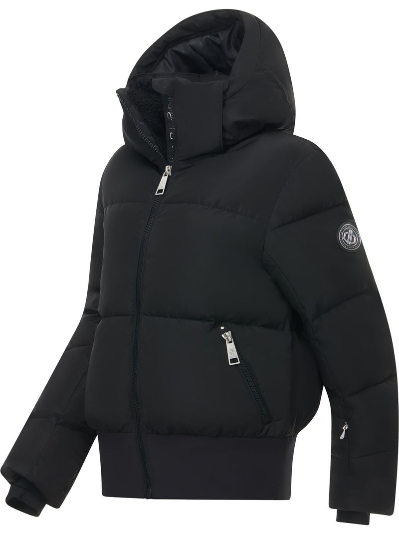 Blouson de ski rembourré et uni à capuche amovible - dare 2b Noir - Kiabi