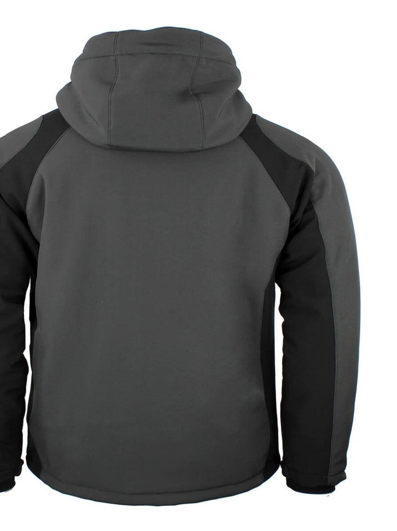 Blouson de ski softshell   CABILAN - PEAK MOUNTAIN Gris - Kiabi