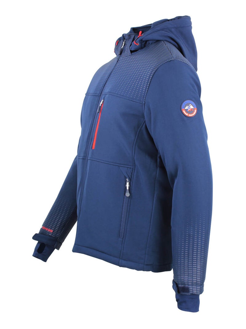 Blouson de ski softshell CABRAPLUS - PEAK MOUNTAIN Bleu marine - Kiabi