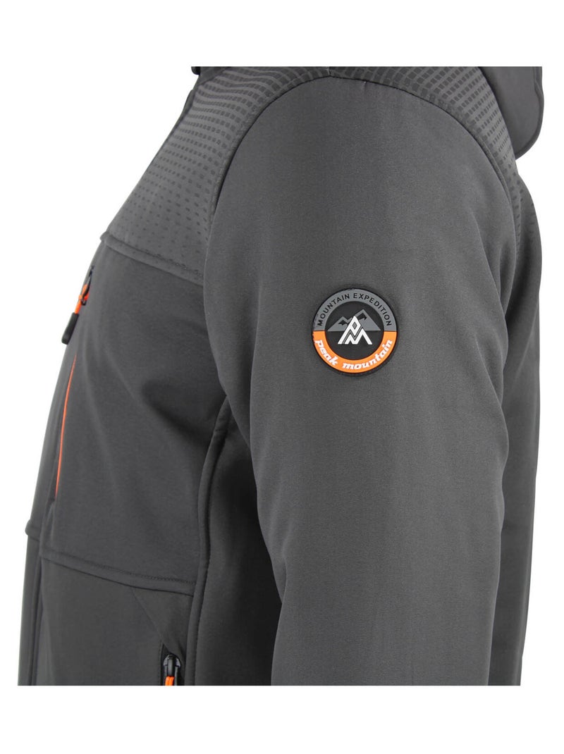 Blouson de ski softshell CABRAPLUS - PEAK MOUNTAIN Gris - Kiabi