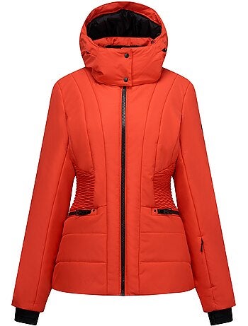Blouson de ski uni à capuche amovible et doublure duveteuse motif/style contour - dare 2b