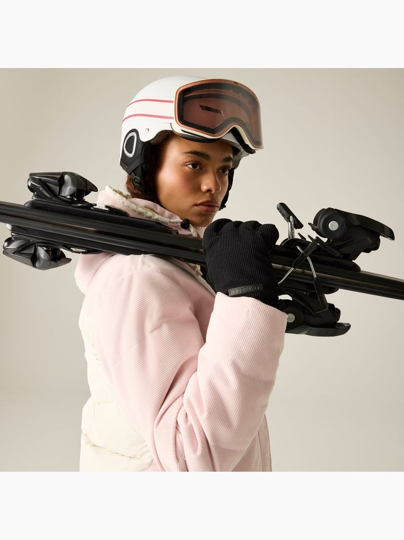 Blouson de ski uni à capuche et poignets ajustables neve - dare 2b Rose pâle - Kiabi
