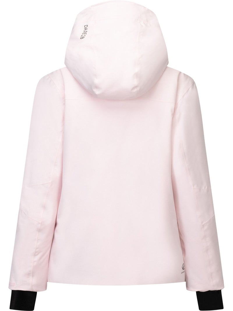 Blouson de ski uni et extensible à capuche bluebird - dare 2b Rose pâle - Kiabi