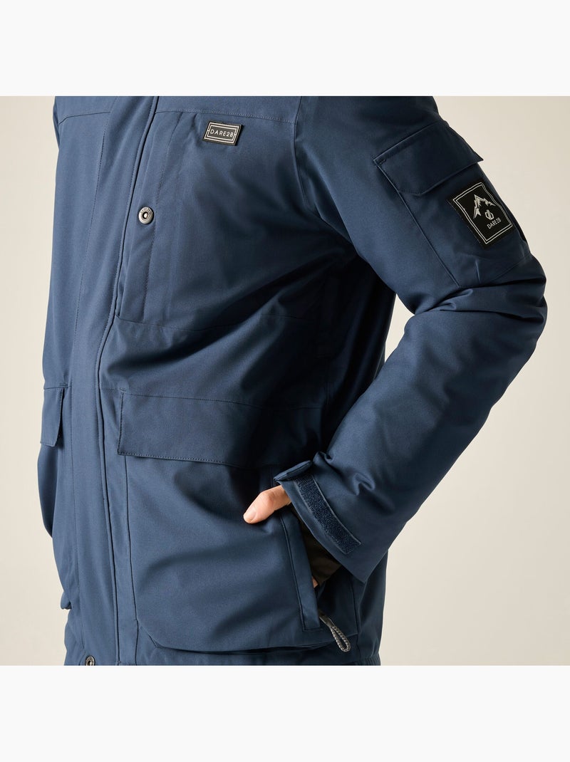 Blouson de ski uni et extensible à capuche twin tip - dare 2b Bleu marine - Kiabi