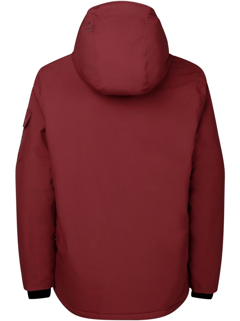 Blouson de ski uni et extensible à capuche twin tip - dare 2b Rouge foncé - Kiabi