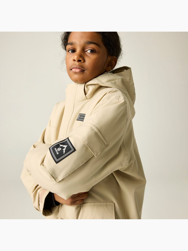 Blouson de ski uni et isolant à capuche pliable shredder - dare 2b Blanc nacré - Kiabi