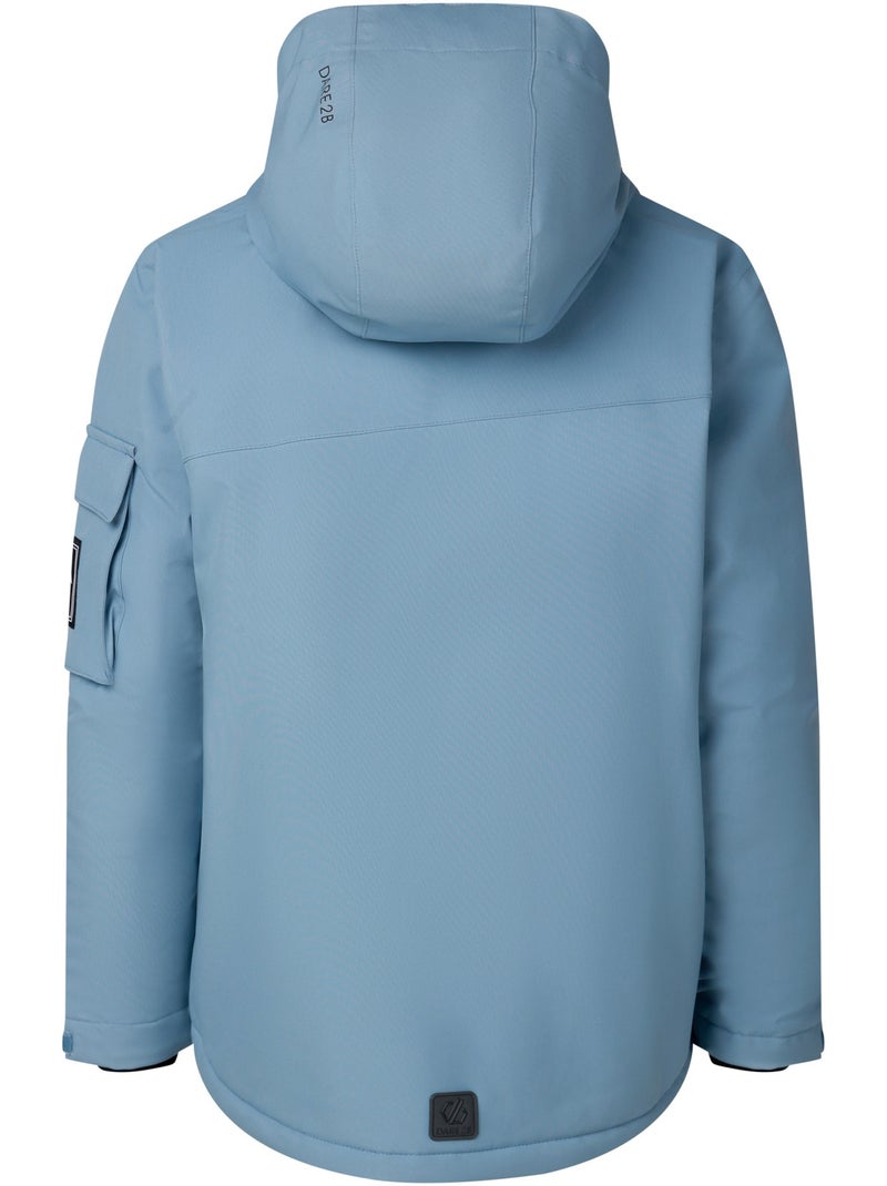 Blouson de ski uni et isolant à capuche pliable shredder - dare 2b Bleu turquoise - Kiabi