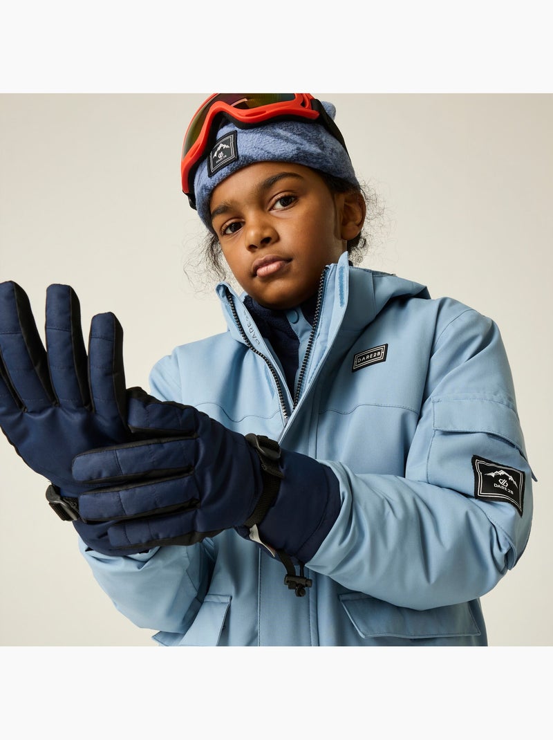 Blouson de ski uni et isolant à capuche pliable shredder - dare 2b Bleu turquoise - Kiabi