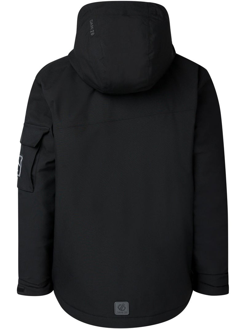 Blouson de ski uni et isolant à capuche pliable shredder - dare 2b Noir - Kiabi