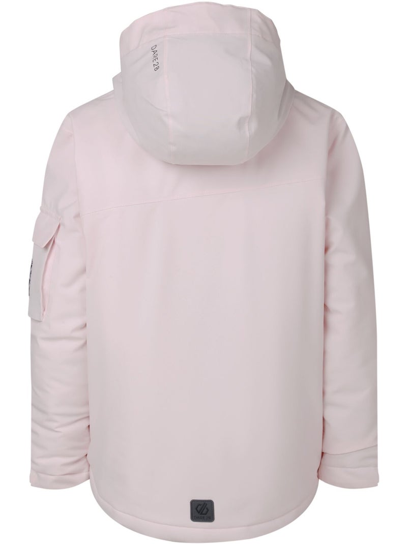 Blouson de ski uni et isolant à capuche pliable shredder - dare 2b Rose pâle - Kiabi
