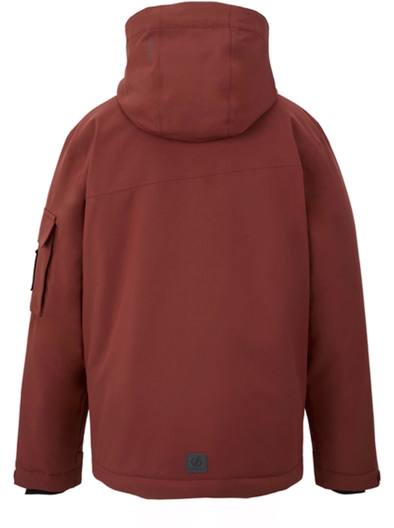 Blouson de ski uni et isolant à capuche pliable shredder - dare 2b Rouge foncé - Kiabi
