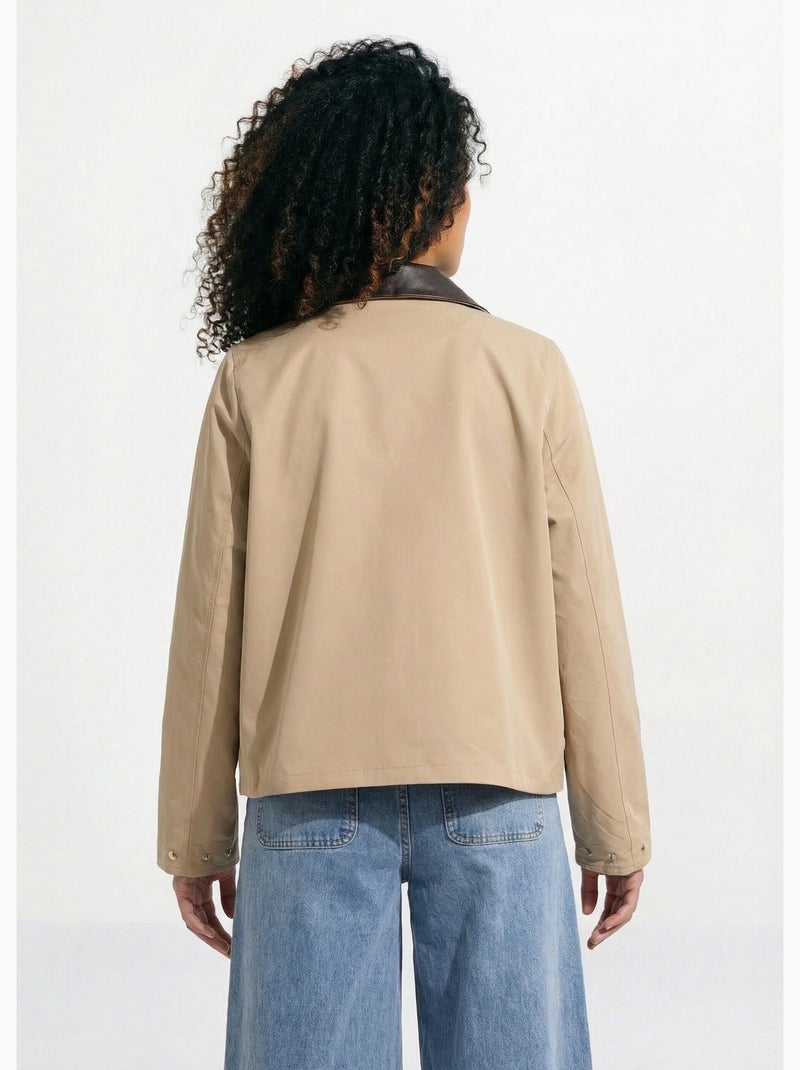 Blouson déperlant esprit outdoor - AFIBEL Beige - Kiabi