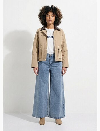 Blouson déperlant esprit outdoor