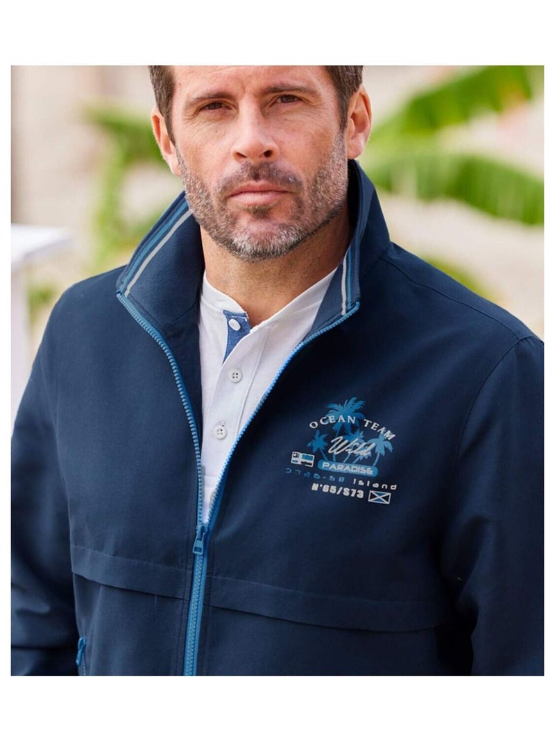 Blouson d’Été Microfibre Ocean Team  - ATLAS FOR MEN Bleu - Kiabi