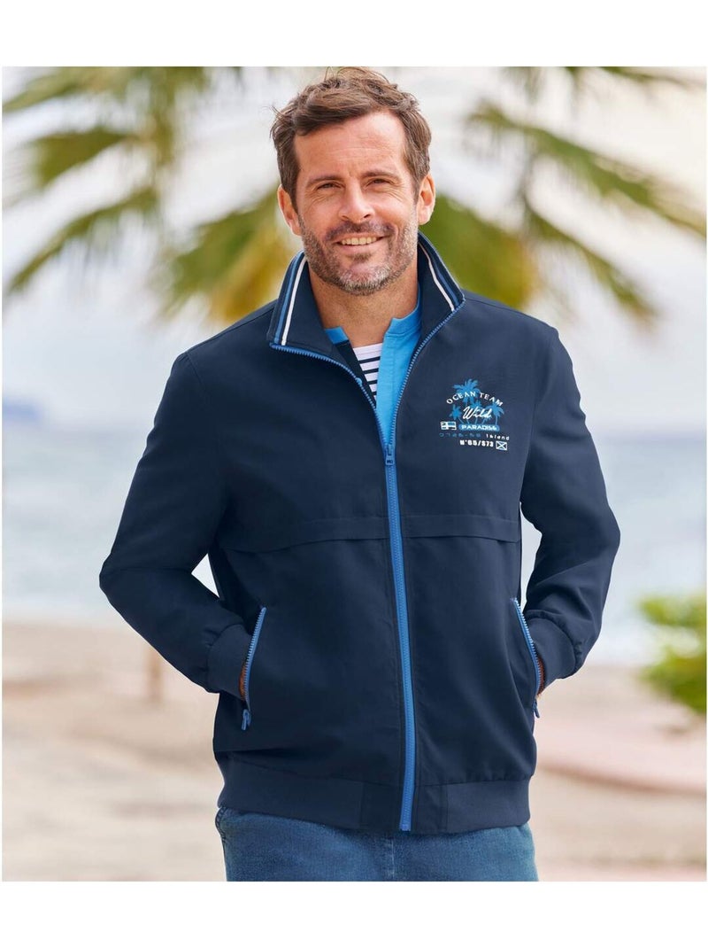 Blouson d’Été Microfibre Ocean Team  - ATLAS FOR MEN Bleu - Kiabi