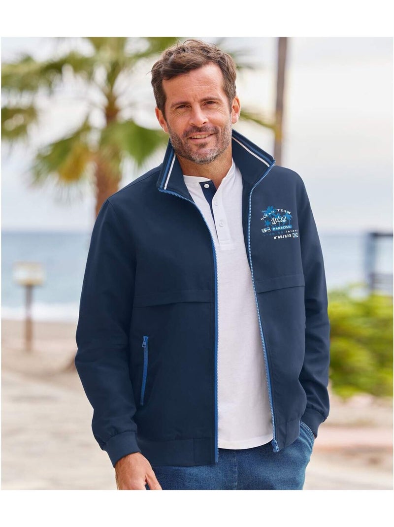 Blouson d’Été Microfibre Ocean Team  - ATLAS FOR MEN Bleu - Kiabi